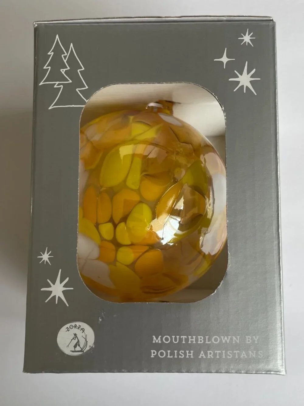 Entire Closet $5! Handmade Polish Mouthblown Glass Ball Christmas Ornament